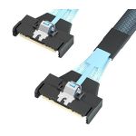 MCIO 8X Stright TO MCIO 8X Stright CableMcio Pcie Gen5 Mcio Connector 1.5ft Black
