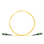 2M(6ft) Yellow 12F MTP/APC/F-MTP/APC/F OS2 Single- Mode G.657.A1 Elite Cable Type-B Trunk 3.0mm OFNP