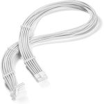 16AWG  600W 12+4 pin to 12+4 pin (90deg) 12VHPWR PCI Gen5 Cable 27.5in White