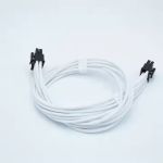 16AWG PCI-e 5.0 12VHPWR PSU Sleeved Cable 600W 12+4 Pin to 12+4 Pin M/M 27.5in