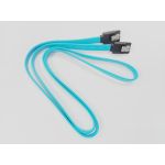 SATA3 6Gbit/s Cable w/Metal Latch M/M 24in BlueStraight to Straight