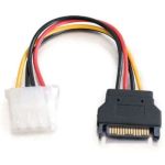 SATA Power Adapter Molex Female to SATA Male 6in