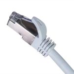S/FTP Cat6a Patch 10ft White 26AWG Cable 10 Gigabit RJ45