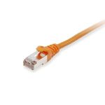 S/FTP Cat6a Patch 26AWG Cable 10 Gigabit RJ45 25ft Orange