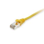 S/FTP Cat6a Patch 26AWG Cable 10 Gigabit RJ45 25ft Yellow