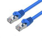 S/FTP Cat6a Patch 100ft Blue 26AWG Cable 10 Gigabit RJ45
