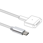 USB-C PD 20V to Magsafe 2 (T-Tip) Cable 6'  White