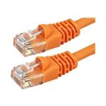 CAT5e Crossover Patch 350MHz Network Cable 7' ORANGE