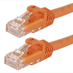 CAT5e Straight Patch 10ft Orange 350MHz Network Cable
