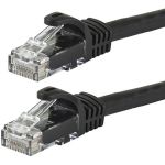 CAT6 7ft Black 24AWG Cable 550MHz UTP Straight Patch