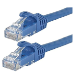 CAT6 10ft Blue 24AWG Cable 550MHz UTP Straight Patch