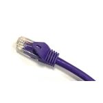 CAT6 14ft Purple 24AWG Cable 550MHz UTP Straight Patch