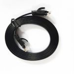 Cat6 Flat Patch 32AWG Cable 6ft Black