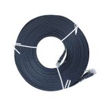 Cat6 Flat Patch 32AWG Cable 25ft Black