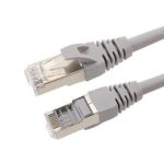 Cat7 Shielded Patch 28AWG Cable 5ft Grey