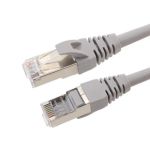 Cat7 Shielded Patch 28AWG Cable 25ft Grey