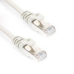 Cat7 Shielded Patch 28AWG Cable 35ft White
