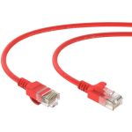 Cat6a SLIM UTP 30AWG Cable 3ft Red