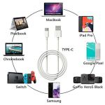 USB to USB-C Cable 15ftWhite