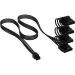 Corsair Type-5 to 4x Molex PSU Cable Black