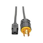 Tripp Lite P011-006 6ft IEC-320-C13 to NEMA L6-20P 15A 250V Heavy-Duty Power Cord Cable