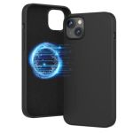 iPhone 14 Plus (6.7in) Silicone Magnetic Case Black