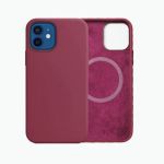 iPhone 14 Plus (6.7in) Silicone Magnetic Case Plum