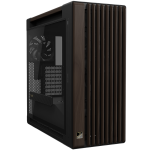 ASUS ProArt PA602 Wood Edition Modern Black E-ATX Mid-Tower Case with Tempered Glass Supports 440mm GPUs 420mm Radiators Includes One 140mm and Two 200mm Pre-Installed Fans