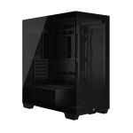 Corsair CC-9011276-WW 3500X Tempered Glass Mid-Tower PC Case Black No Fans Included - Reverse Connection Motherboard Compati