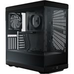 HYTE CS-HYTE-Y40-B Y40 Mid-Tower Computer CaseBlack 2x USB-A 1x USB-C 1x 3.5mm