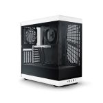 HYTE CS-HYTE-Y40-BW Y40 Mid-Tower Computer CaseWhite Black Tempered Glass 2x USB-A 1x USB-C 1x 3.5mm