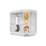 HYTE CS-HYTE-Y70TTI-WW Y70 touch infinite Modern Aesthetic Tempered Glass ATX Mid-Tower Computer Case - Snow White