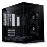 LIAN LI O11D MINI V2 Flow Compact ATX Mid-Tower Airflow Computer Case Black - Panoramic View High-Performance Airflow