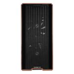 Lian-Li LANCOOL 217 Genuine Walnut Wood Computer Case Mid-Tower ATX PC Case with 5 Pre-Installed PWM Fans - Black