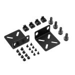 MokerLink Rack Mount Kit for 17.3 inch Wide Switch Adjustable Hole Distance 14-29mm 0.5-1.14inch