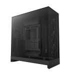 NZXT CM-H92FB-01 H9 Flow 2025 ATX Mid-Tower Dual-Chamber Airflow Case - Black - Panoramic Left side Front