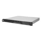 Silverstone SST-RM100 1U Rackmount Server Chassis with ATX Motherboard Support and Reversible I/O Module Design