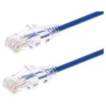 CAT6A UTP 28AWG PVC 1FT Blue