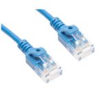 Cat6a SLIM UTP 30AWG Cable 7ft Blue