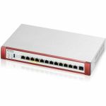 ZYXEL USGFLEX500H - High Speed UTM Cyber Security and VPN Firewall | Hardware Only | 2 PoE+ 30W Ports | Nebula Cloud Option | 4 Multi-Gig 2.5G Ports - Hardware with Optional UTM Service