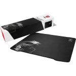 MSI AGILITY GD30 Gaming Mousepad - Textured - 0.12in Height x 15.75in Width x 17.72in Depth - Black - Natural Rubber - Anti-slip  Friction Resistant  Shock Absorbing