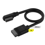 Corsair CL-9011123-WW iCUE LINK Cable 2x 90 Degree 200mm