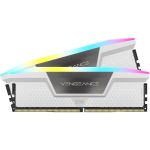 Corsair CMH32GX5M2B6000C30W VENGEANCE RGB DDR5 32G (2x16GB) Memory Kit 6000MT/s 30-36-36-76 XMP 3.0 1.4V RGB LED Black