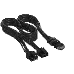 Corsair CP-8920423 Elite Premium IndividuallySleeved 2x 8-Pin to PCIe 12V-2x6 600W Cable Type 4 Black