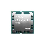 AMD Ryzen 7 7700 Processor OEM/Tray 3-Year Warranty 8 Cores 16 Threads 3.8GHz Base Clock 5.3GHz Max Boost Tray 100-000000592