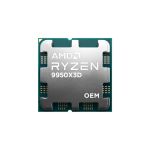 AMD Ryzen 9 9950X3D OEM Tray 100-000000719 Without Cooler 16 Cores 32 Threads 4.3GHz Base 5.7GHz Max Turbo 170W TDP 3YR Warranty