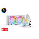 EKWB 3831109897843 EK-Nucleus AIO CR240 Lux D-RGB White AIO Liquid CPU Cooler