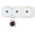 Lian-Li HS2LCD36TW Hydroshift II 360 TL RGB Liquid CPU Cooler 360mm AIO 3X 120 RGB Fans 2.1in IPS LCD Screen White
