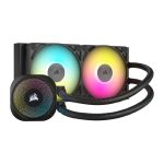 Corsair CW-9061016-WW iCUE LINK TITAN 240 RX RGBAIO Liquid CPU Cooler 2x RX120 RGB Fans Black