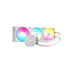 Corsair CW-9060095-WW NAUTILUS 360 RS ARGB WhiteLiquid CPU Cooler RS120 ARGB Fans White